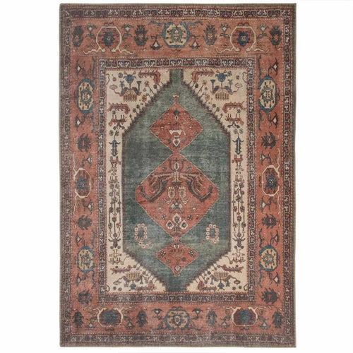 Anatari Vintage Turkish Medallion Area Rug